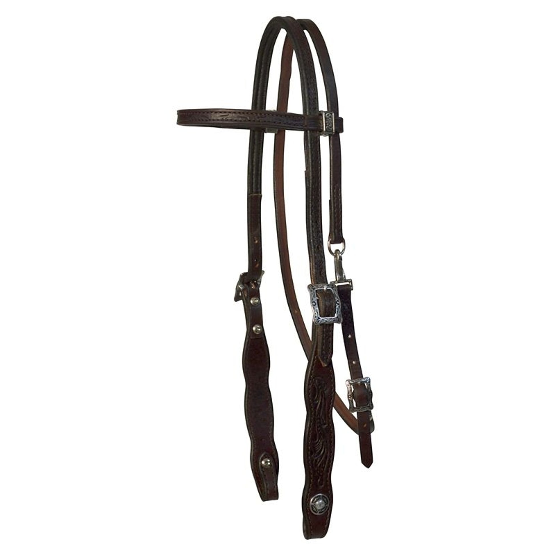 Tucker Horizon Engraved Bridle Black