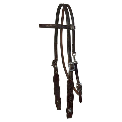 Tucker Horizon Engraved Bridle Black