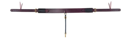 Tucker Rear Cinch Set Black Brass Horse