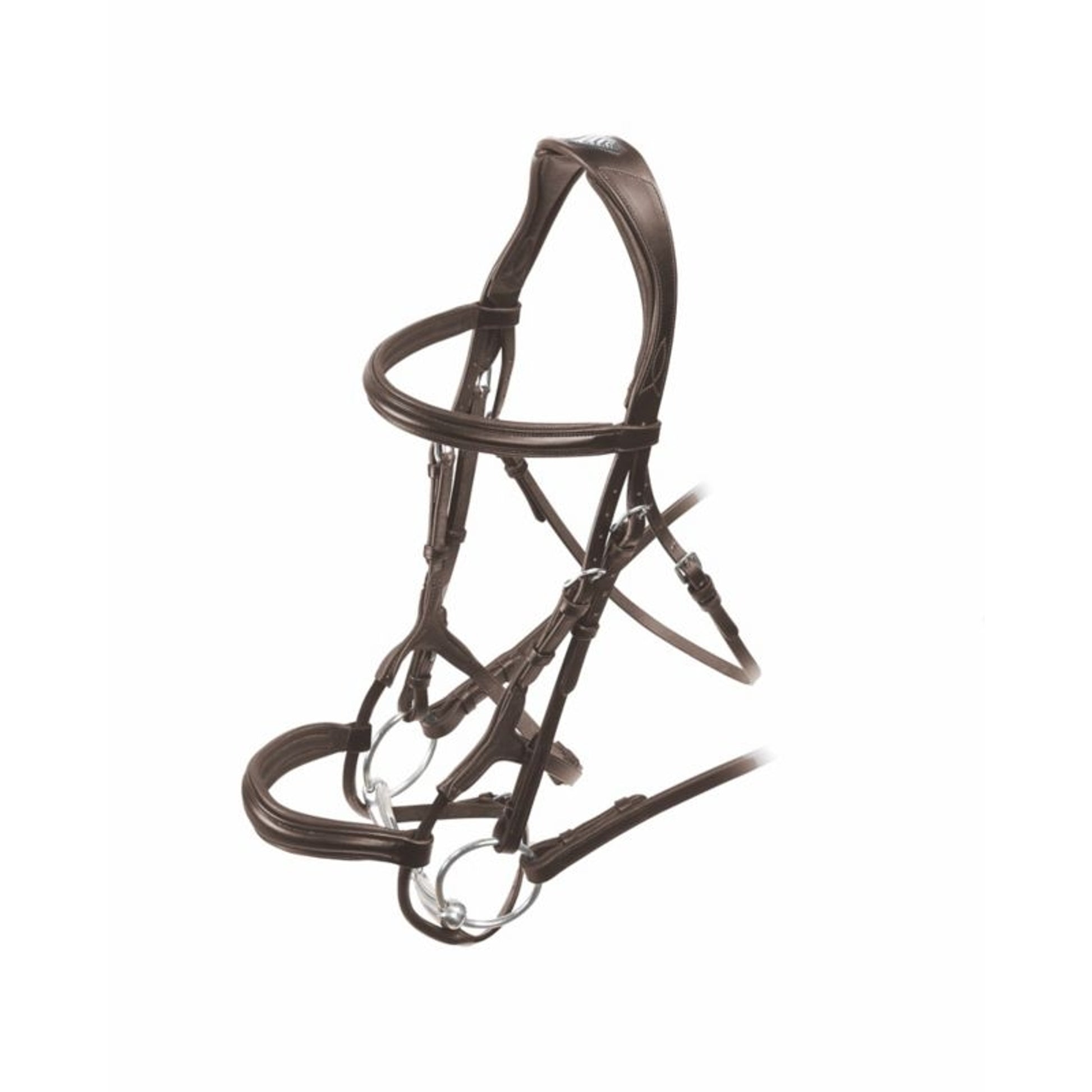Velociti Rolled Padded Cavesson Bridle