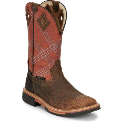 Justin Mens Dalhart Safety Toe Boots