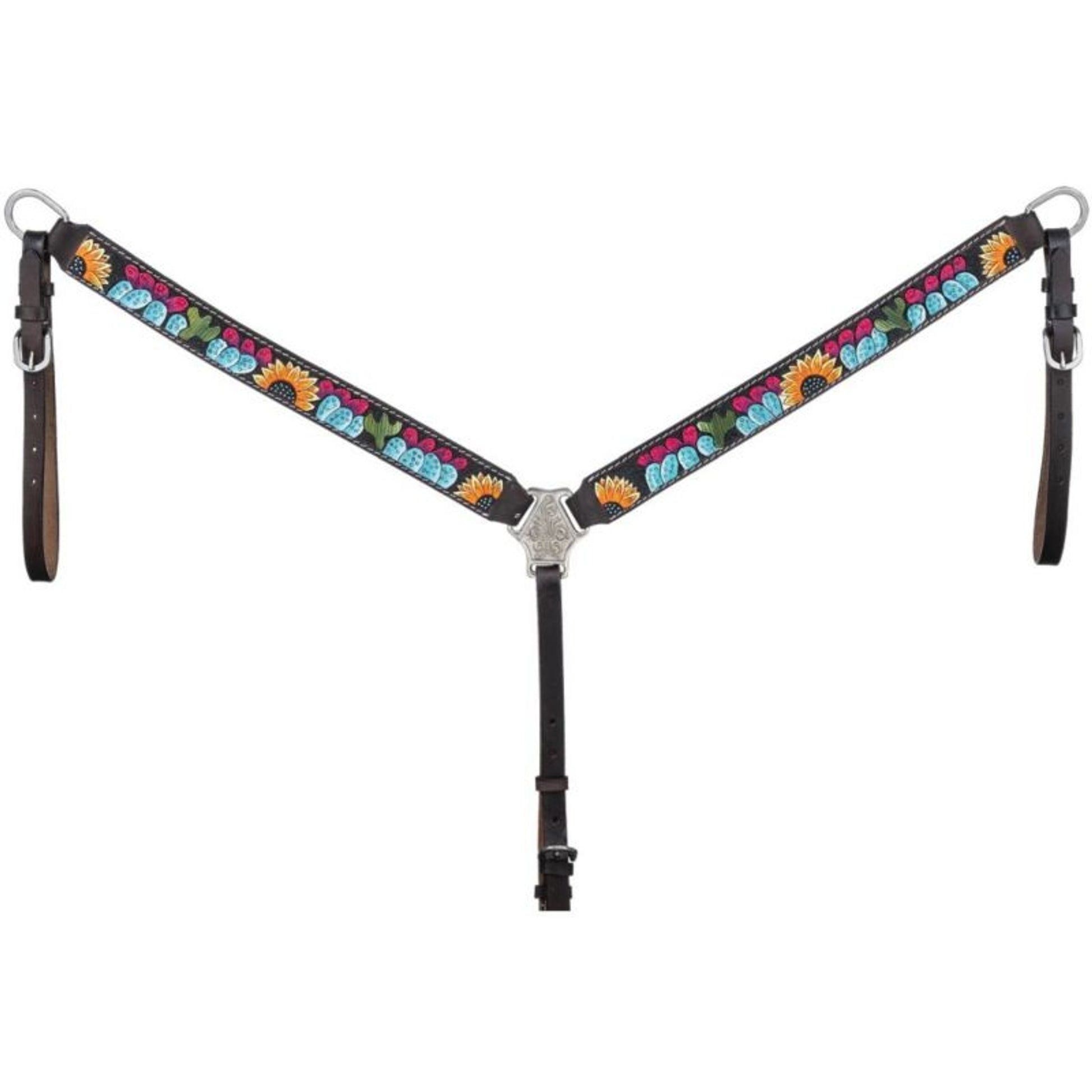 Tough1 Sunflower and Cactus Breast Collar