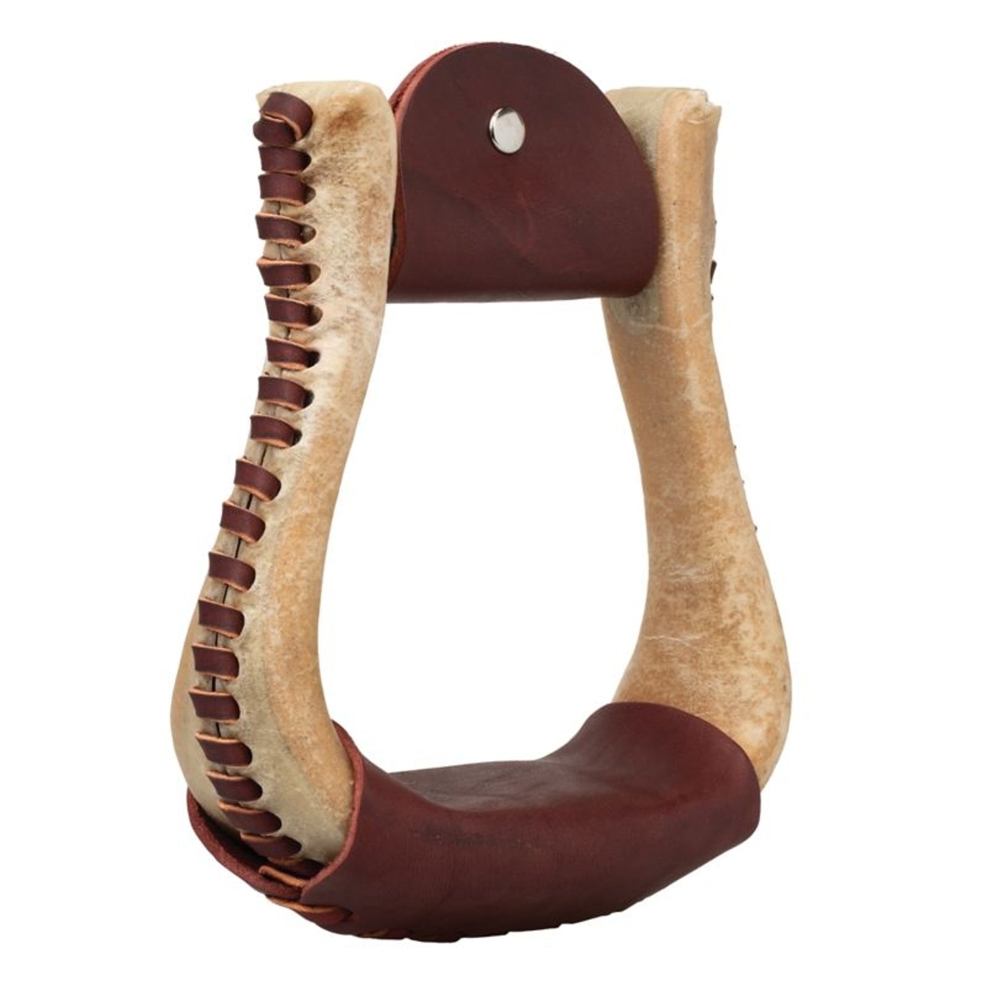 Weaver Rawhide Covered Cutter Stirrups