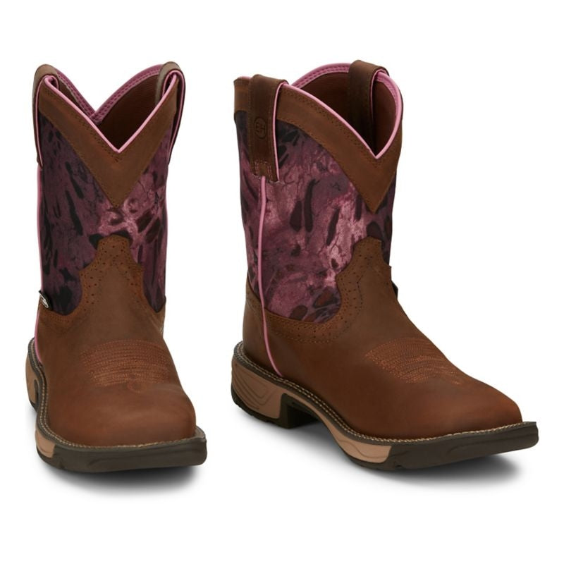 Justin Womens Rush Square Toe Boots
