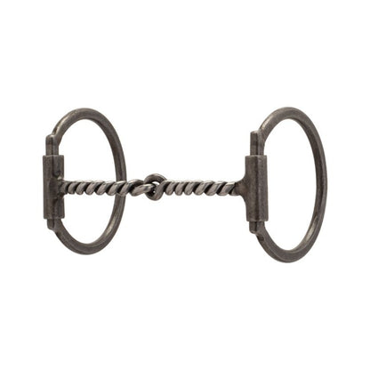 3" D-Ring Twisted Wire Snaffle 5"