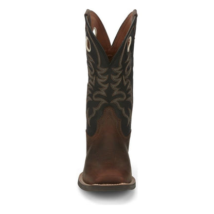Justin Mens Stempede Sq Toe Boots