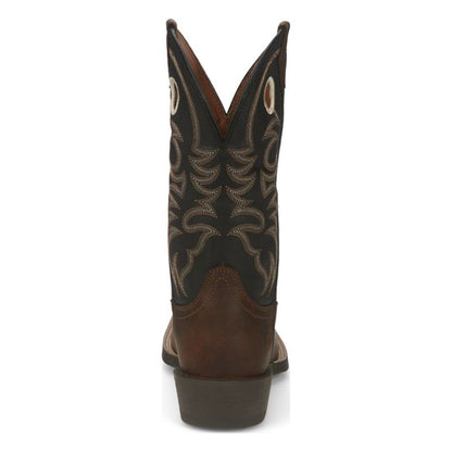 Justin Mens Stempede Sq Toe Boots
