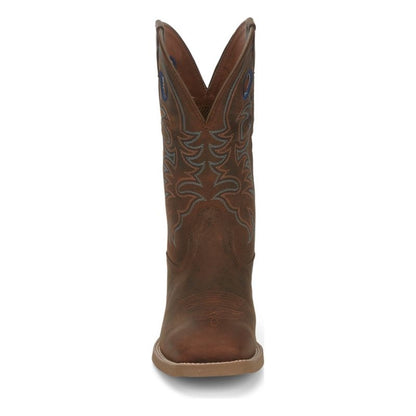 Justin Mens Stempede Sq Toe Boots