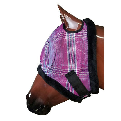 Kensington Fly Mask w.Fleece Trim Cotton Candy