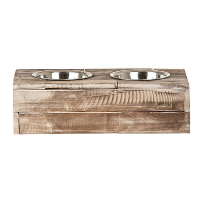 Huntley Berjen Raised Double Bowl Feeder