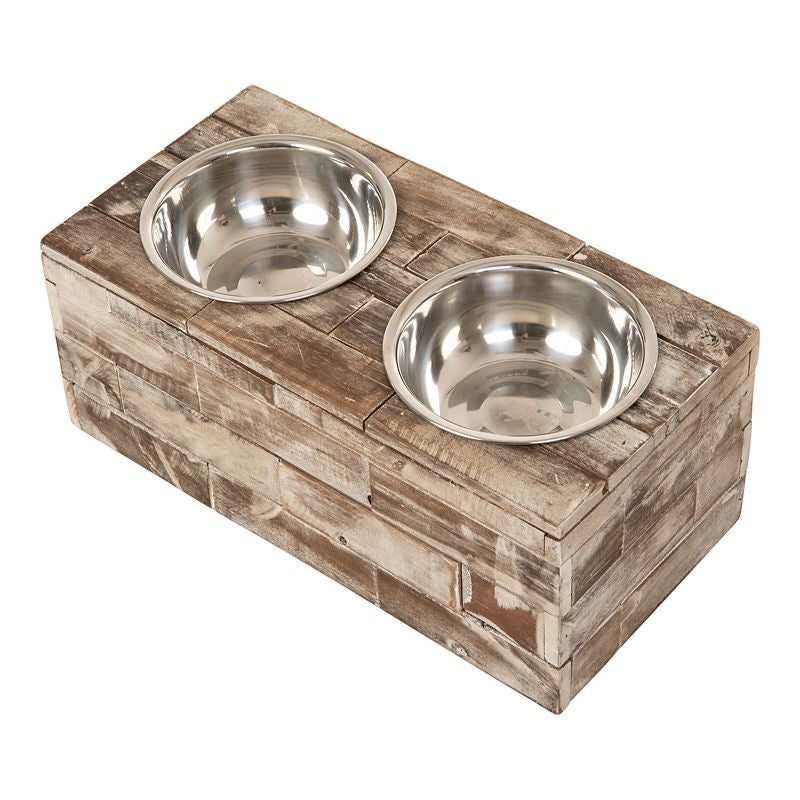 Huntley Berjen Raised Double Bowl Feeder