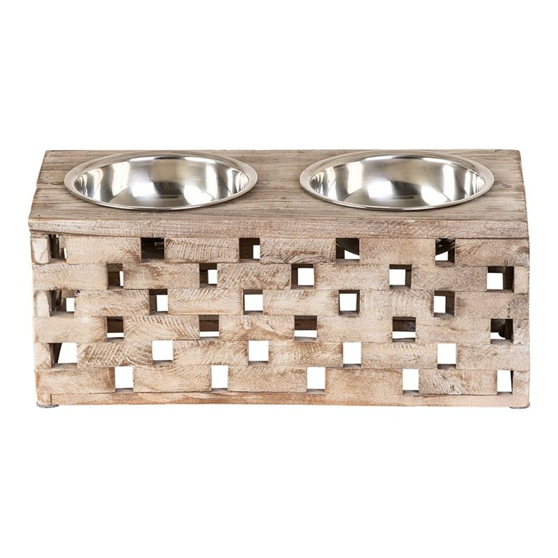 Huntley Berjen Raised Double Bowl Feeder