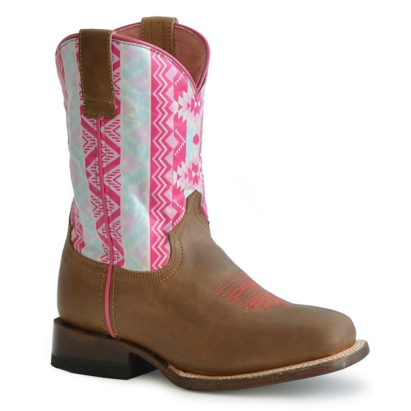 Roper Childs Aztek Square Toe Boots