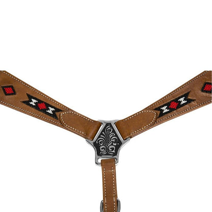 TuffRider Western Beaded Inlay Breast Collar