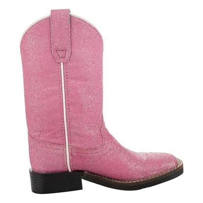 Tuffrider Kids Pink Glitter Western Boots