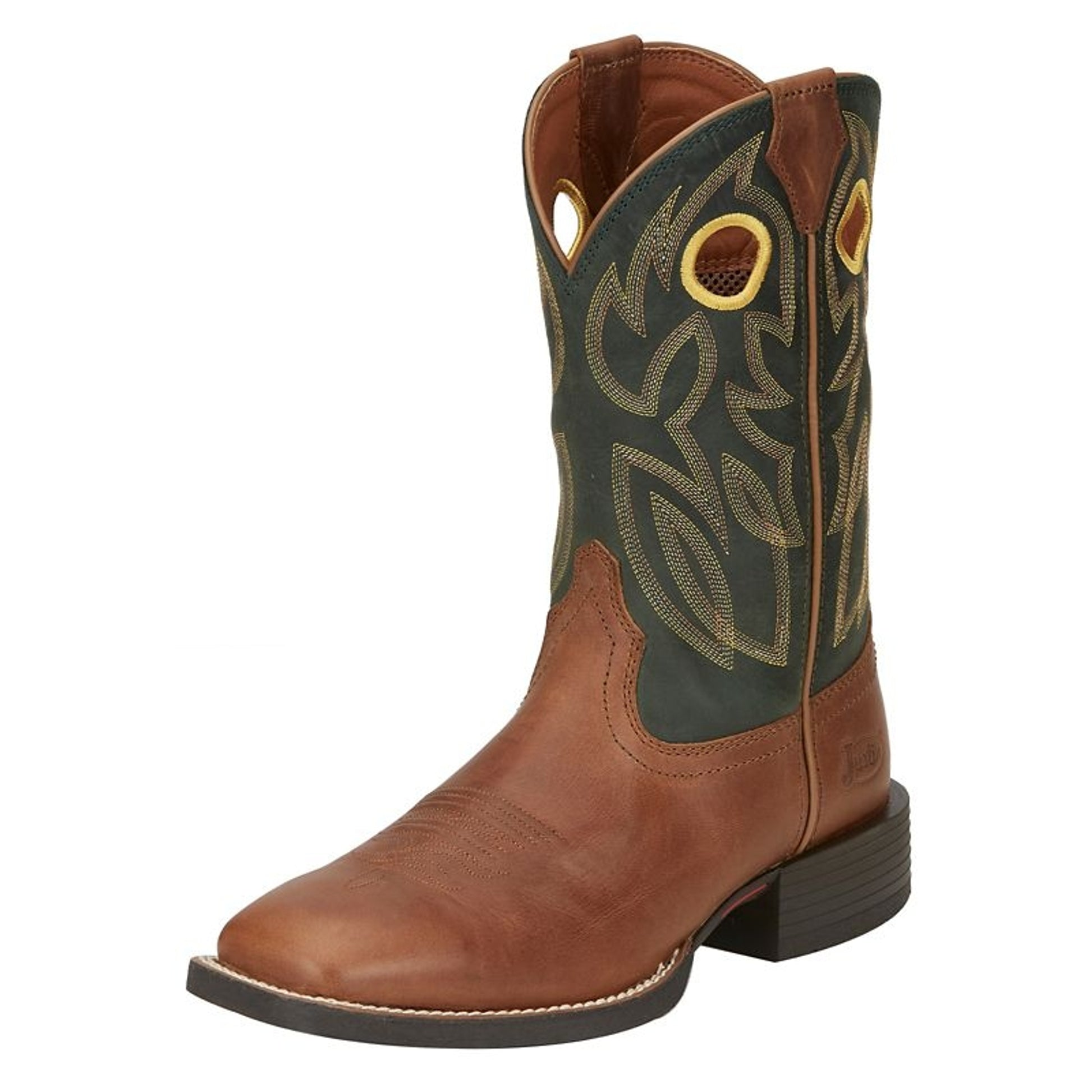 Justin Mens Stampede Bowline SqToe Boot