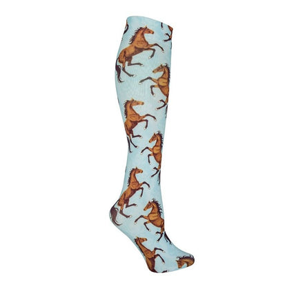 AWST Int'l Lila Bay Horses Socks
