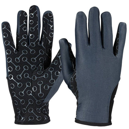 Horze Kids Riding Gloves with Silicone Palm Print