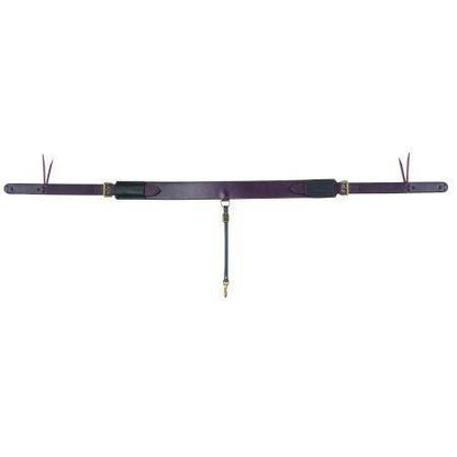 Tucker Rear Cinch Set Black Brass Horse