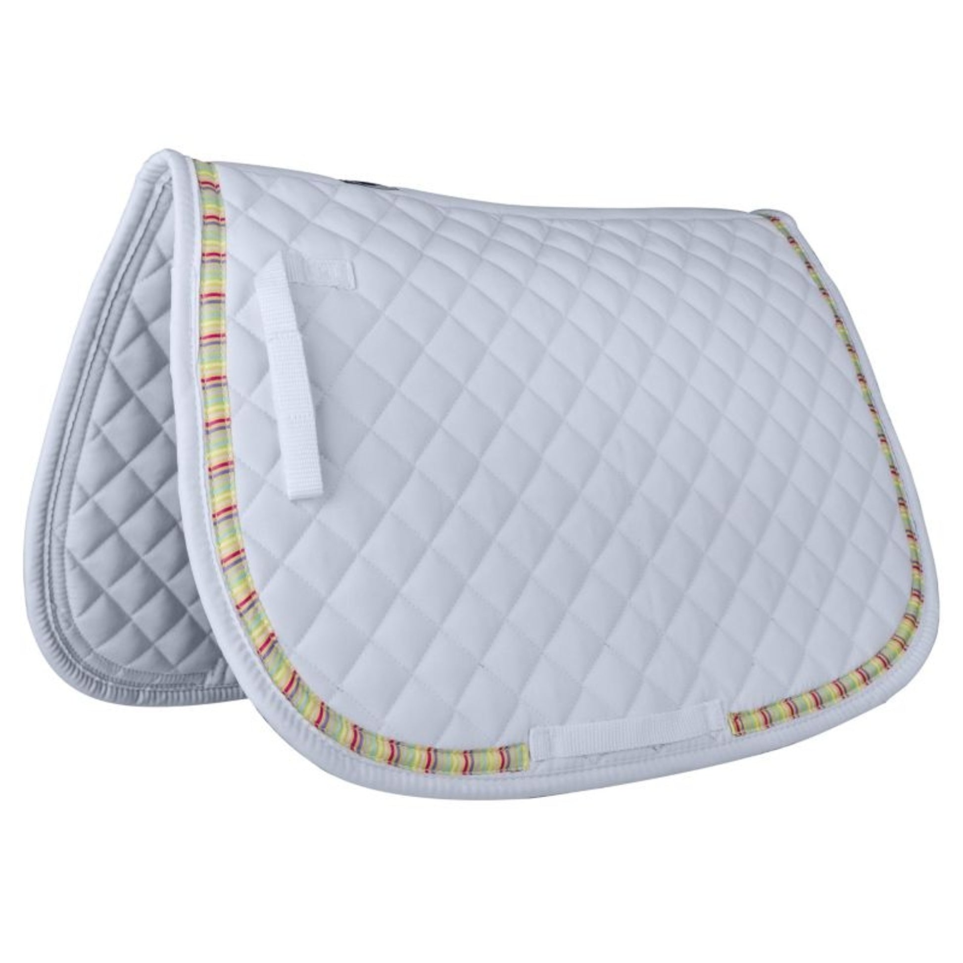 Gatsby Ribbon All-Purpose Saddle Pad-Stripes