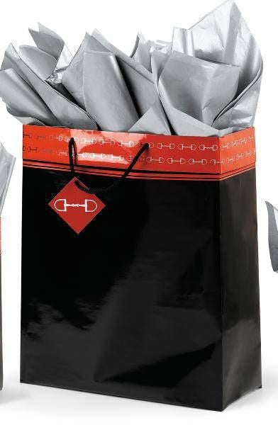 Polished Bits Super Jumbo Gift bag Black/Red