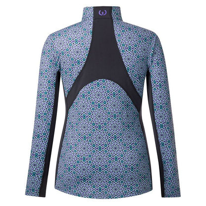 Kerrits Rail Side 1/4 Zip Print Top