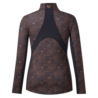 Kerrits Rail Side 1/4 Zip Print Top