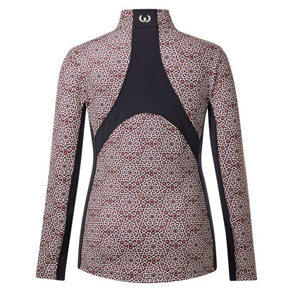 Kerrits Rail Side 1/4 Zip Print Top
