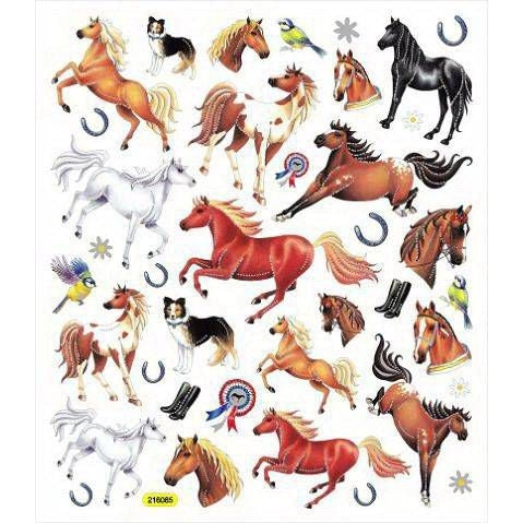 Horses Horseshoes Stickers