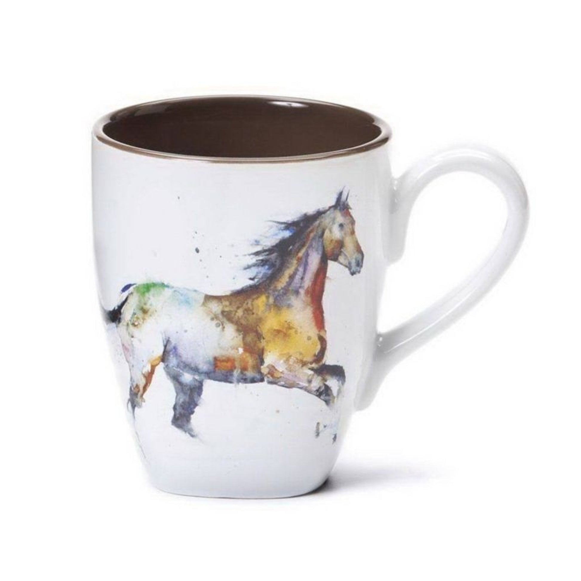 Running Horse Watercolor Mug