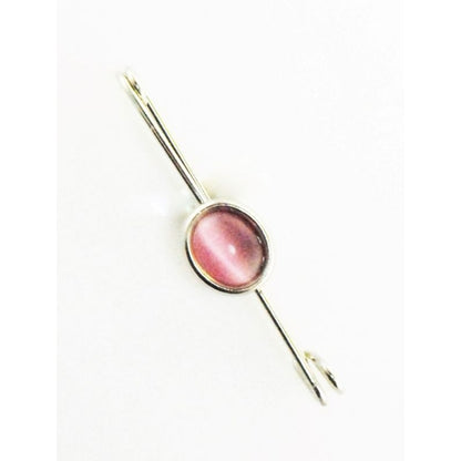 Finishing Touch Pink Cats Eye Pin Stock Pin