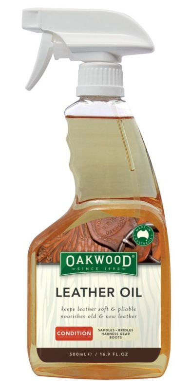 Nunn Finer Oakwood Leather Oil Bottle 16.9oz