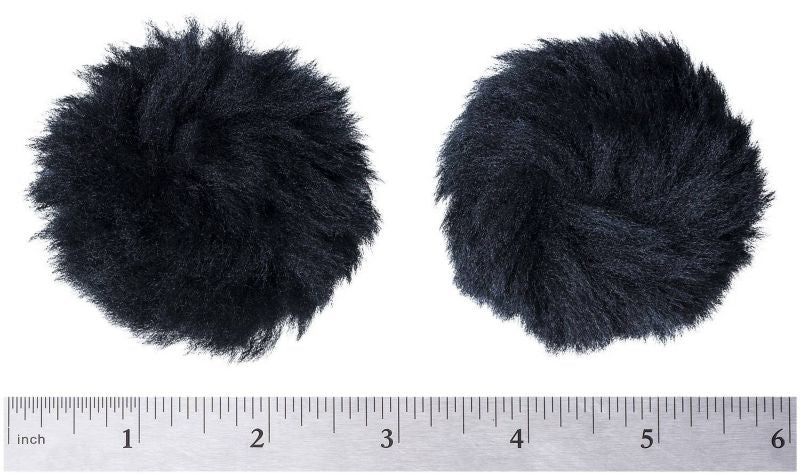 Ear Plugs Sheepskin Pair Black