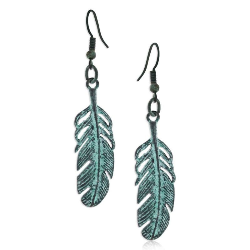 Montana Silversmiths Feather-Flying Earrings