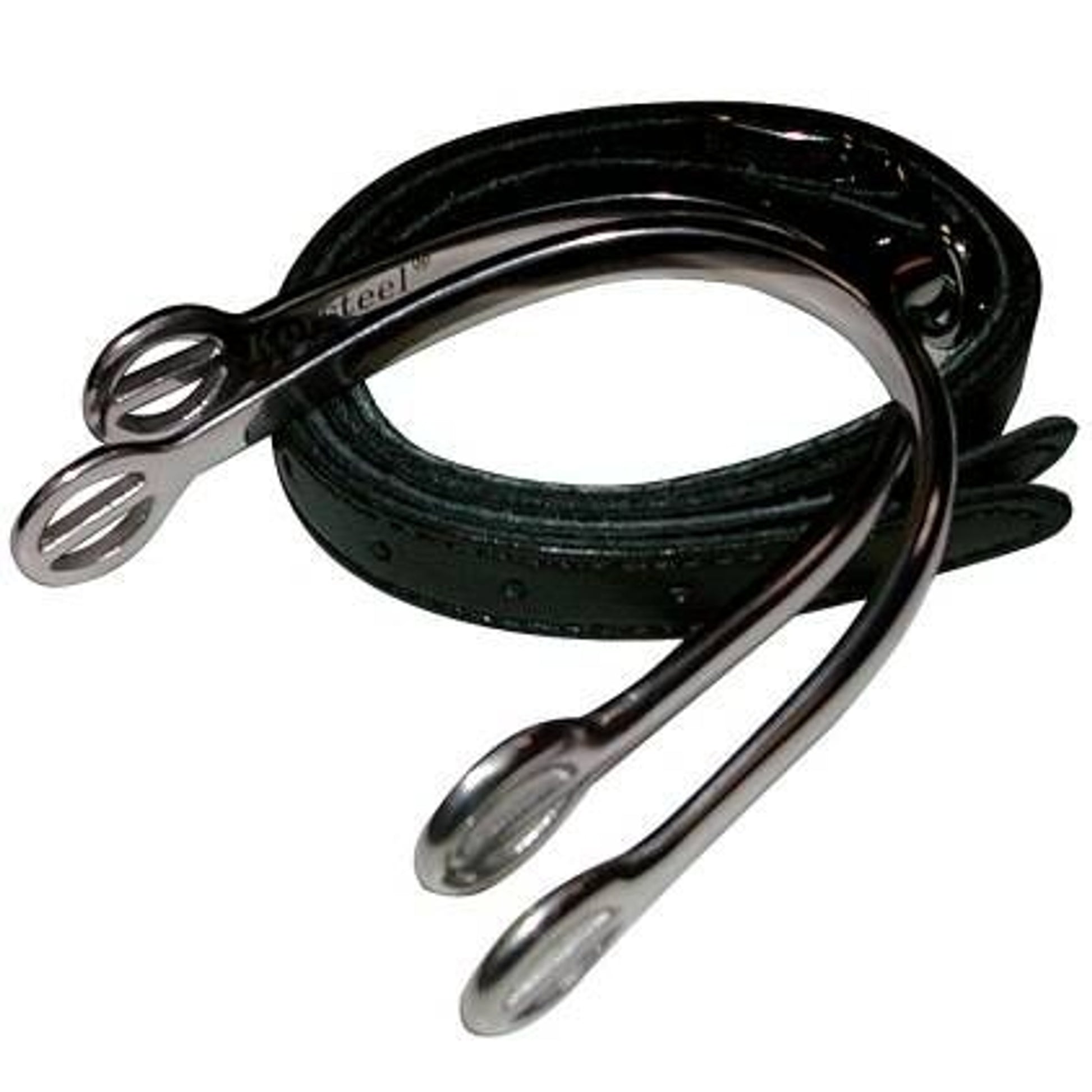 Korsteel Pow Tom Thumb Spurs with Straps SS Ladies