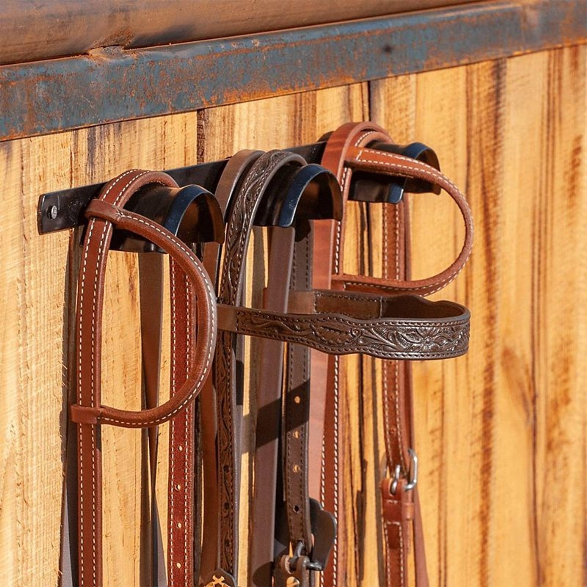 Cashel Bridle Bracket 3 Hook Black