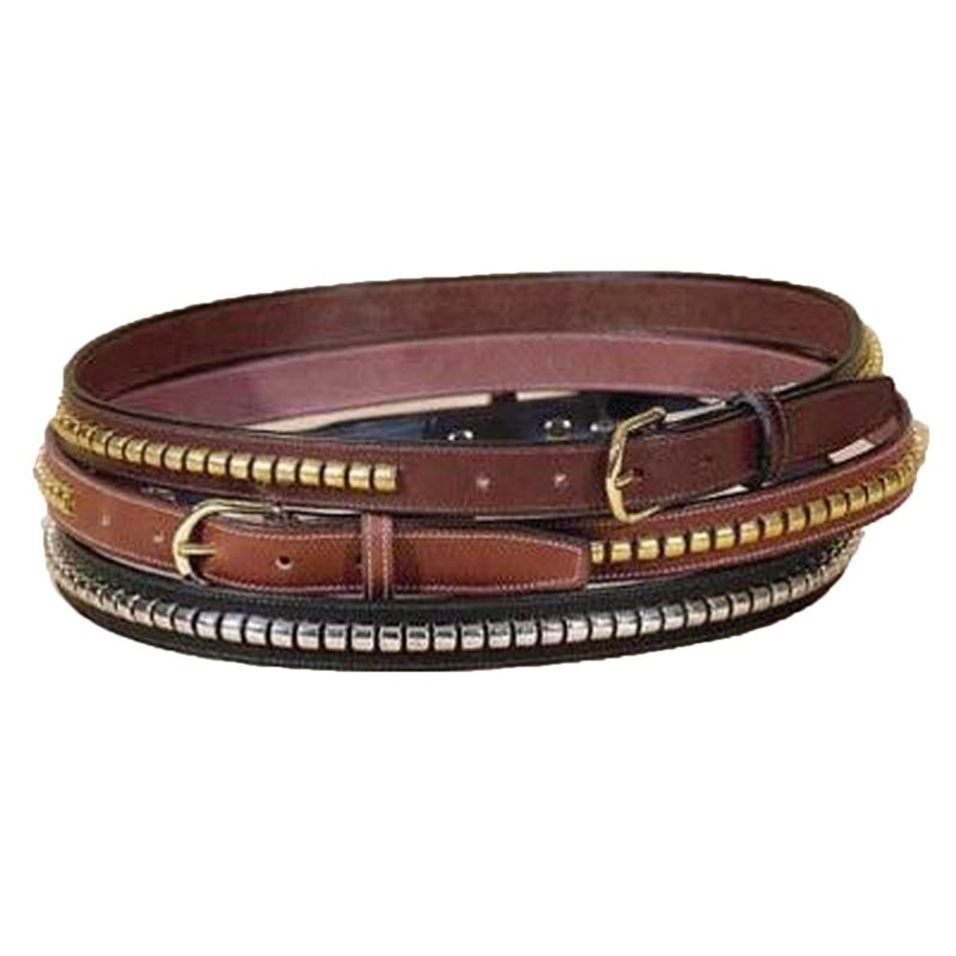 Tory Lthr 1In Stitched Belt Clincher Strip 32 Blk