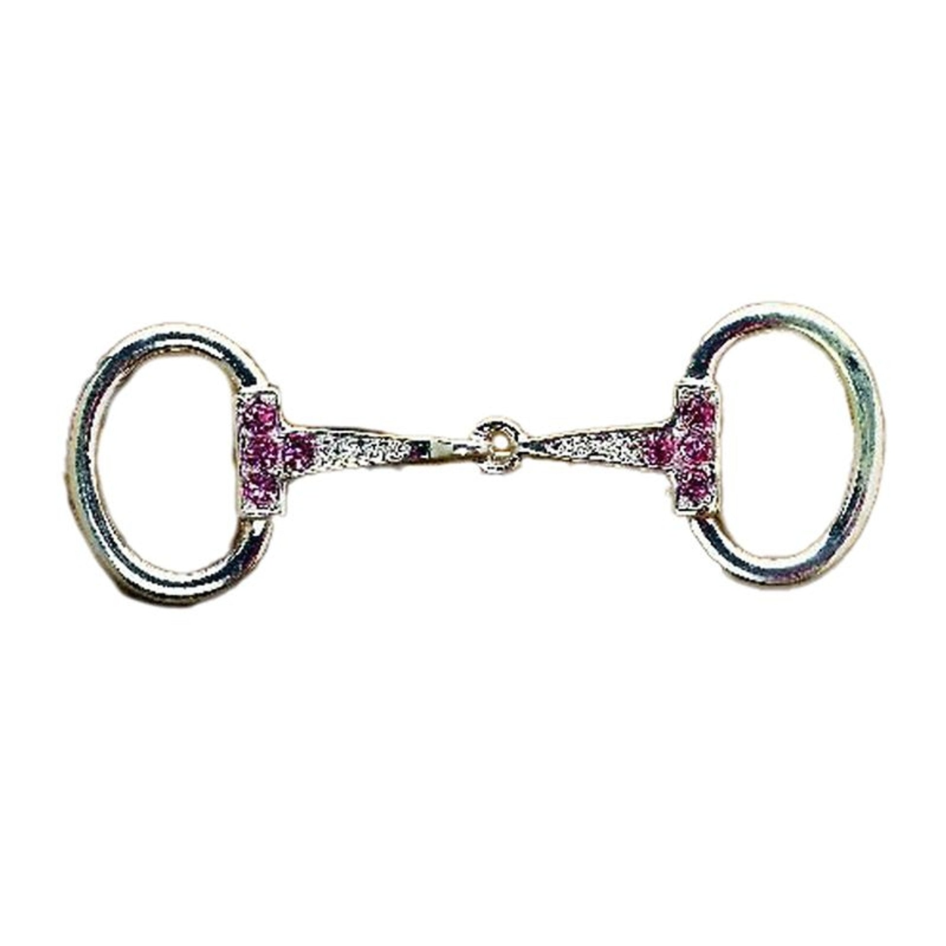Silver Snaffle Bit Stock Tie Pin
