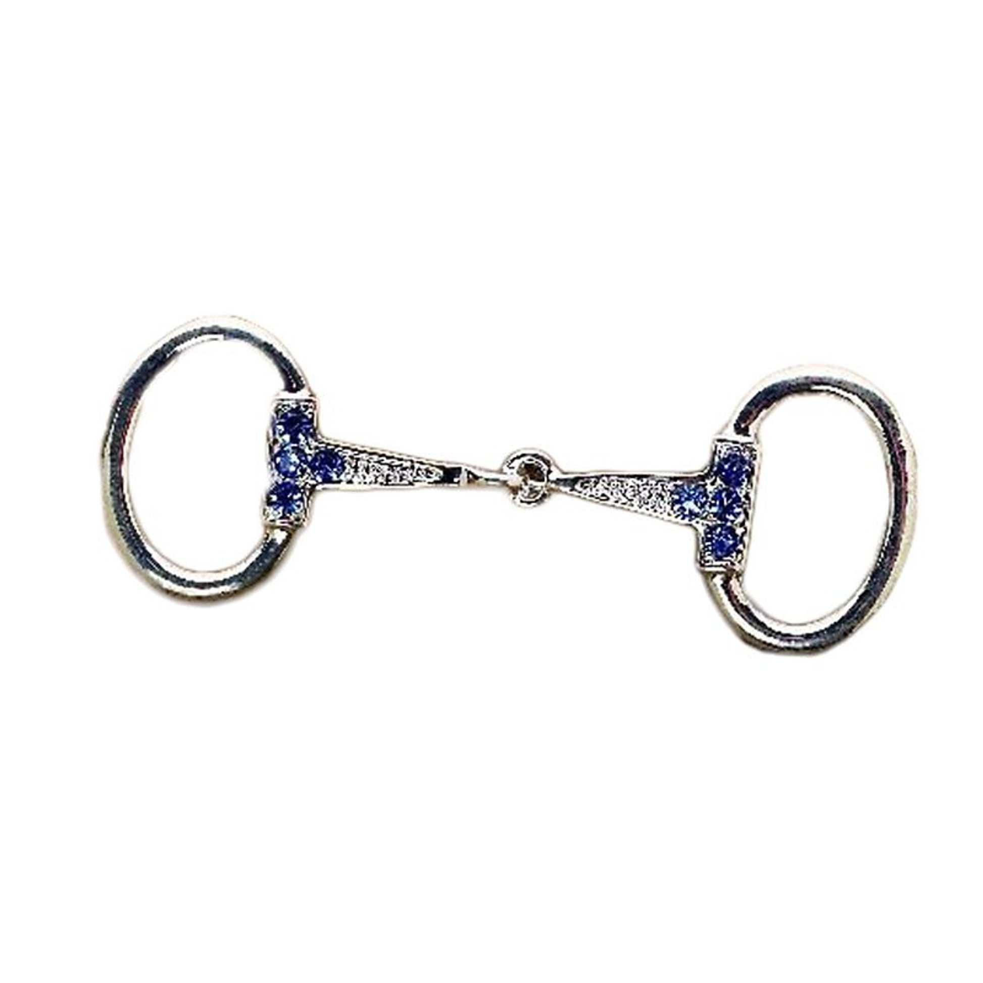 Silver Snaffle Bit Stock Tie Pin