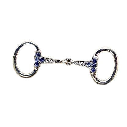 Silver Snaffle Bit Stock Tie Pin