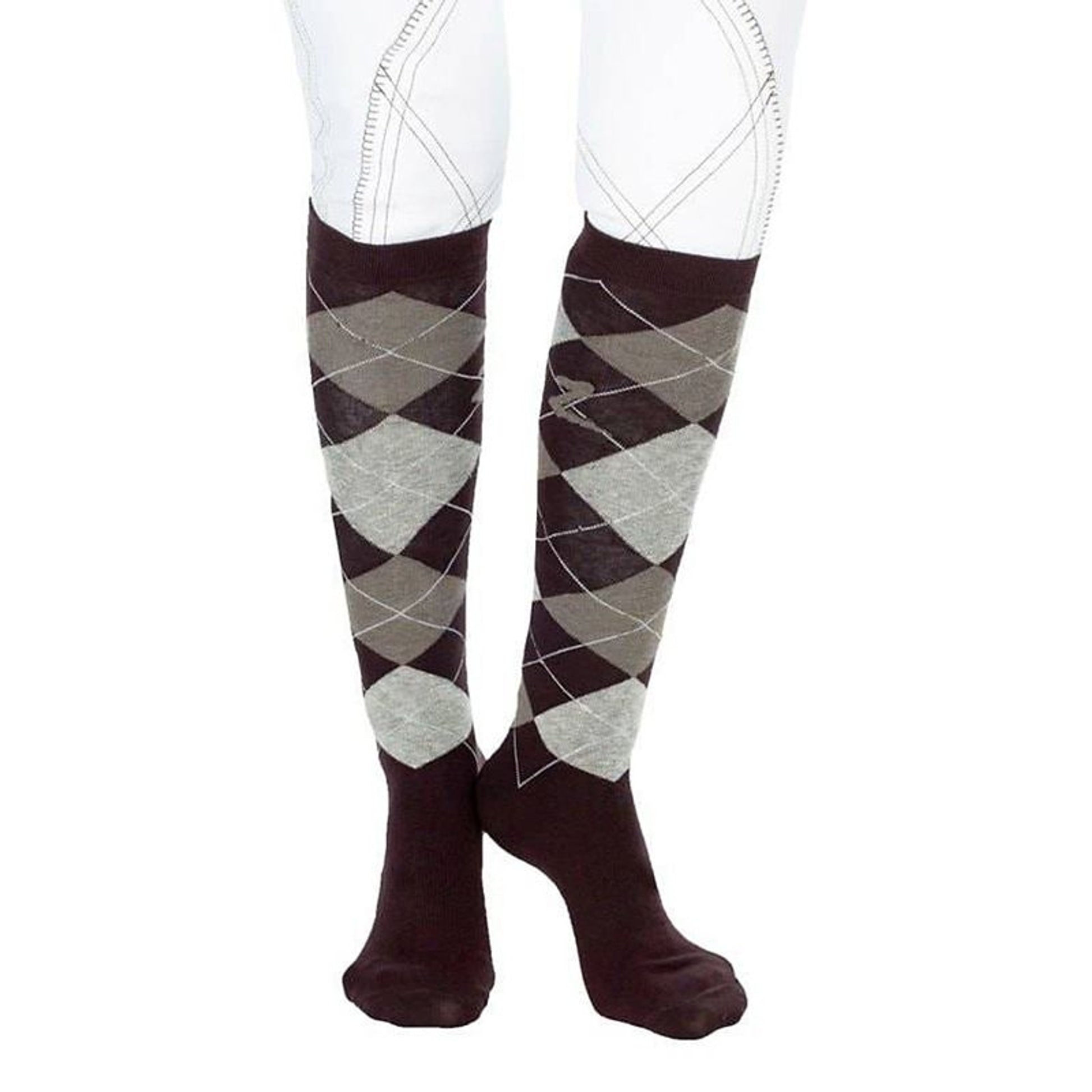 Horze Mens Holly Argyle Socks