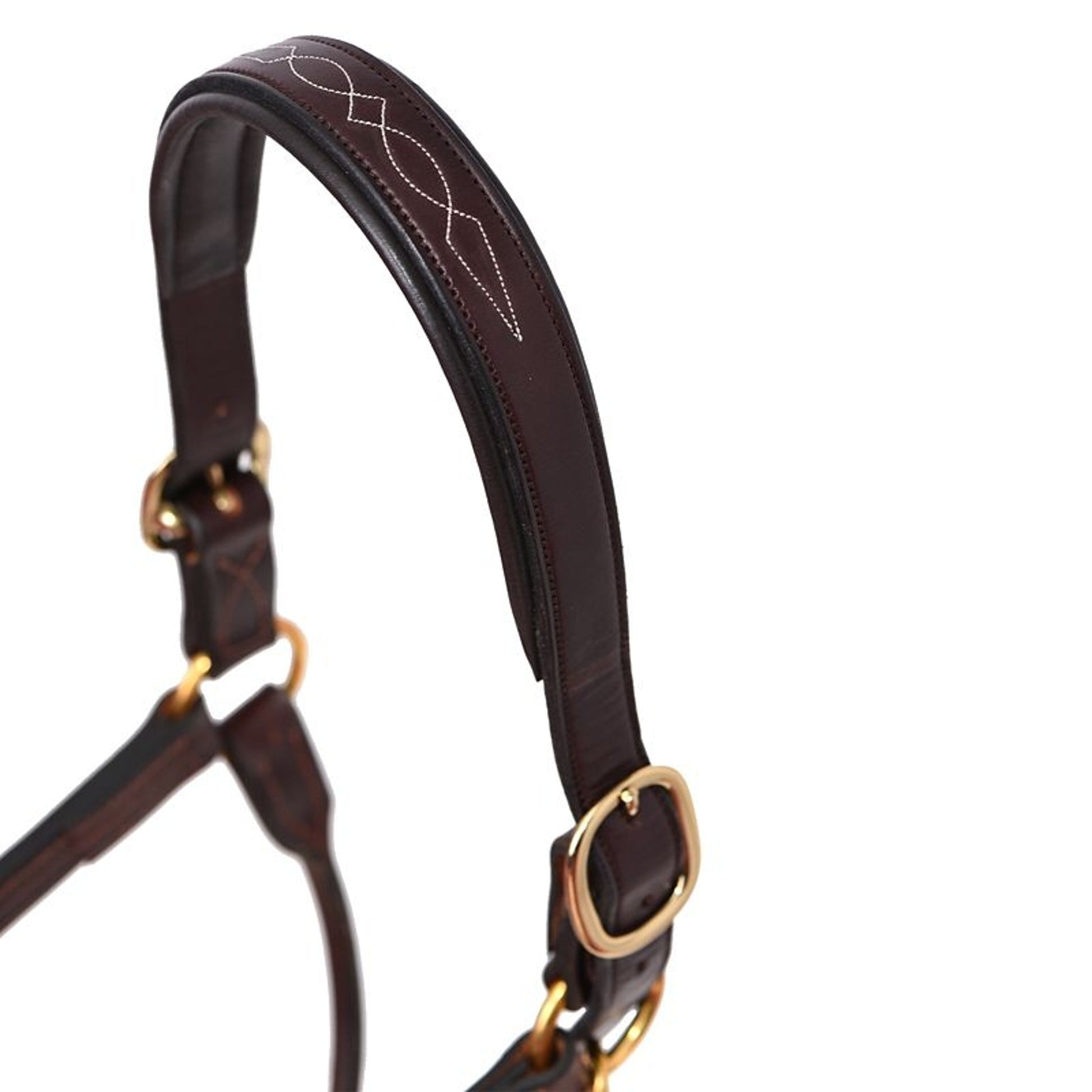 Perris Fancy Stitched Leather Halter