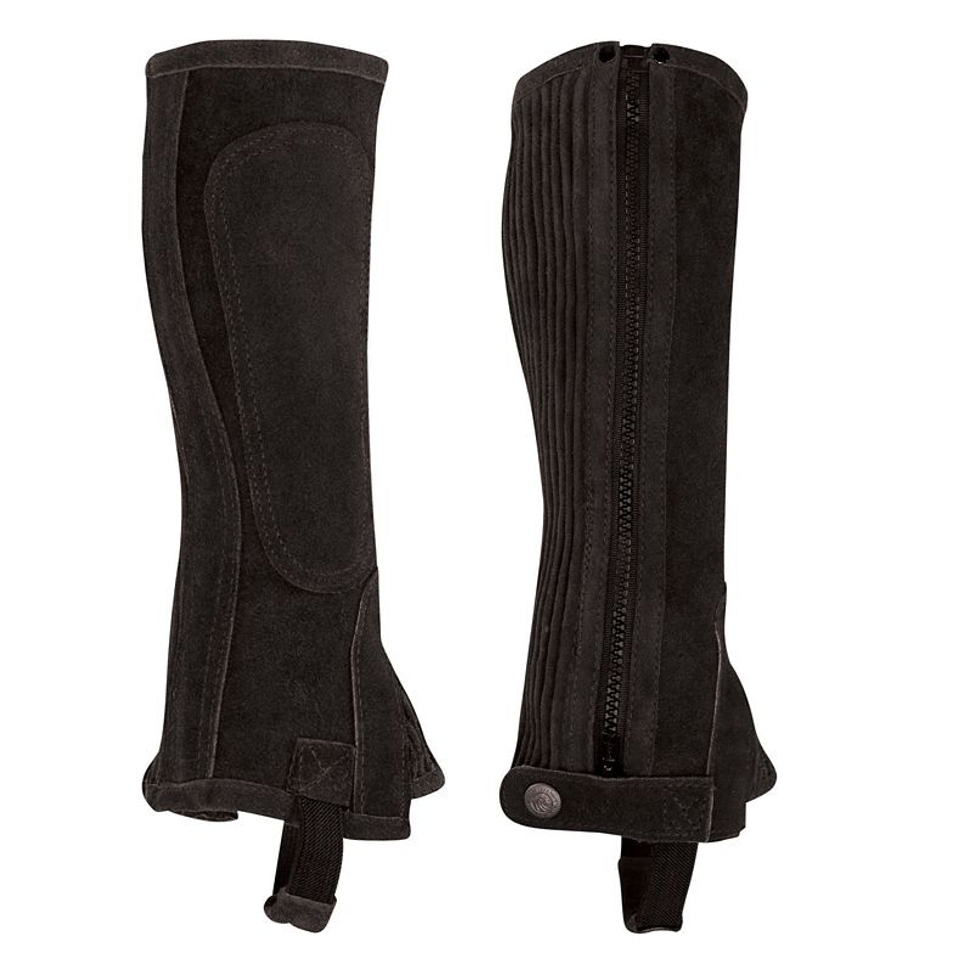 Perris Suede Cowhide Zip Half Chaps