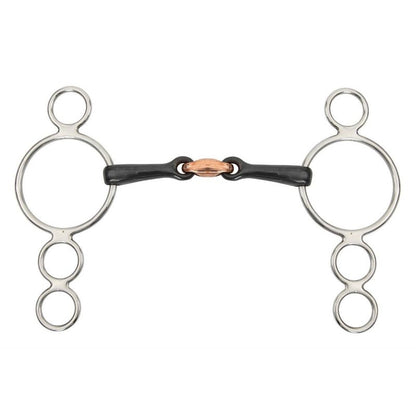Shires Three Ring Sweet Iron Dutch Gag Bit