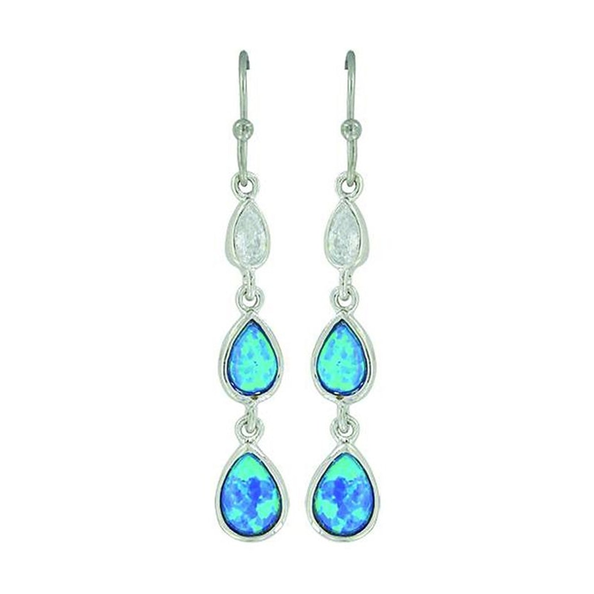 River Of Lights Falling Into Water Earrings