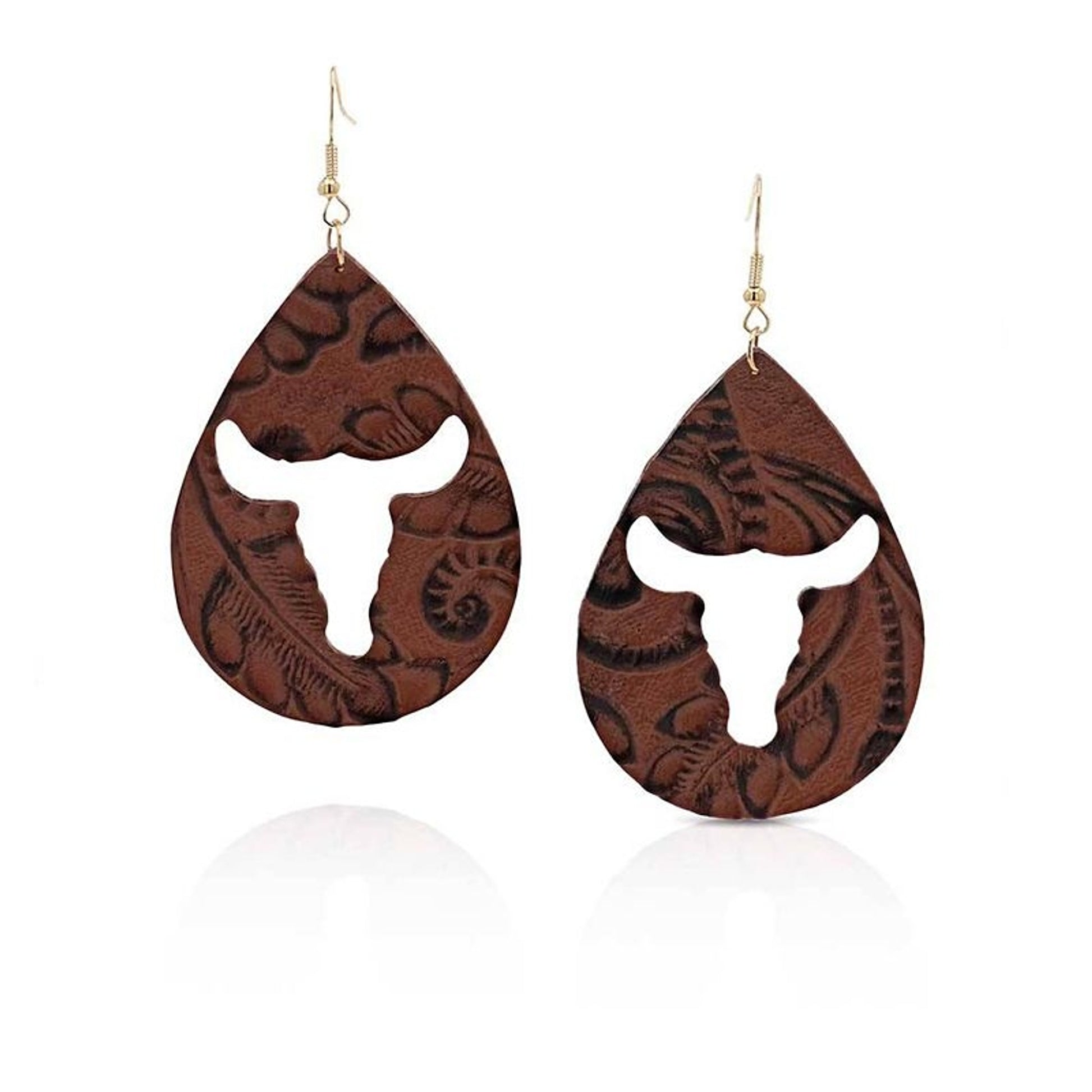 Montana Silversmiths Longhorn Love Earrings