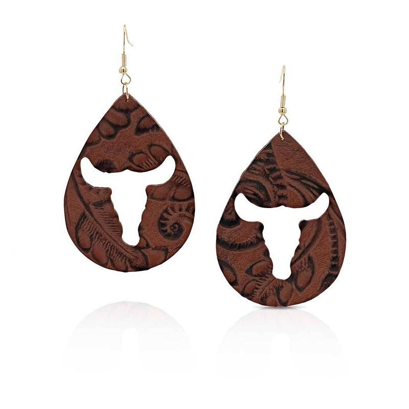 Montana Silversmiths Longhorn Love Earrings