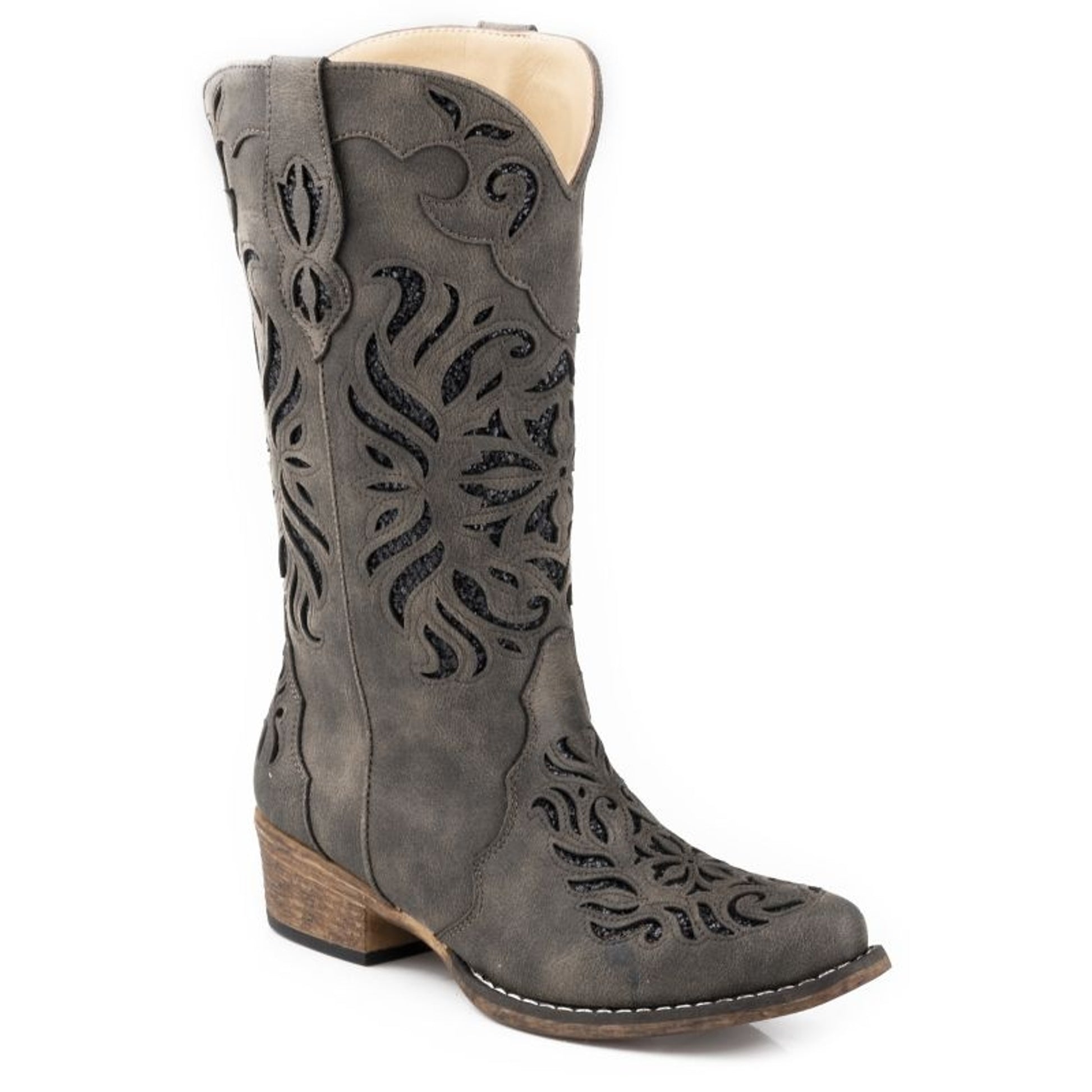 Roper Ladies Riley Glitz Snip Toe Boots