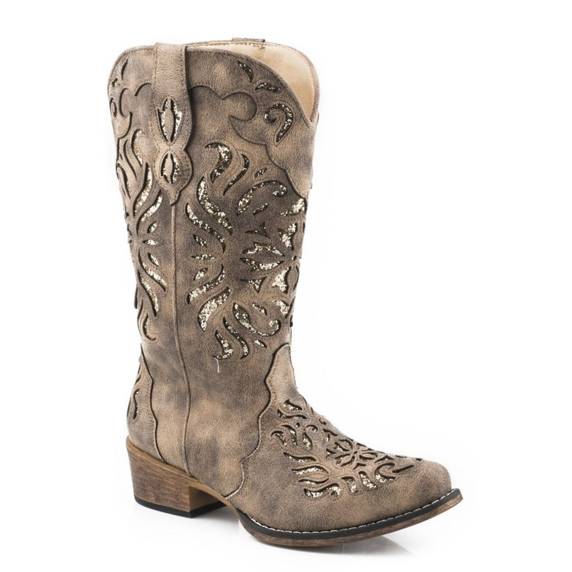 Roper Ladies Riley Glitz Snip Toe Boots