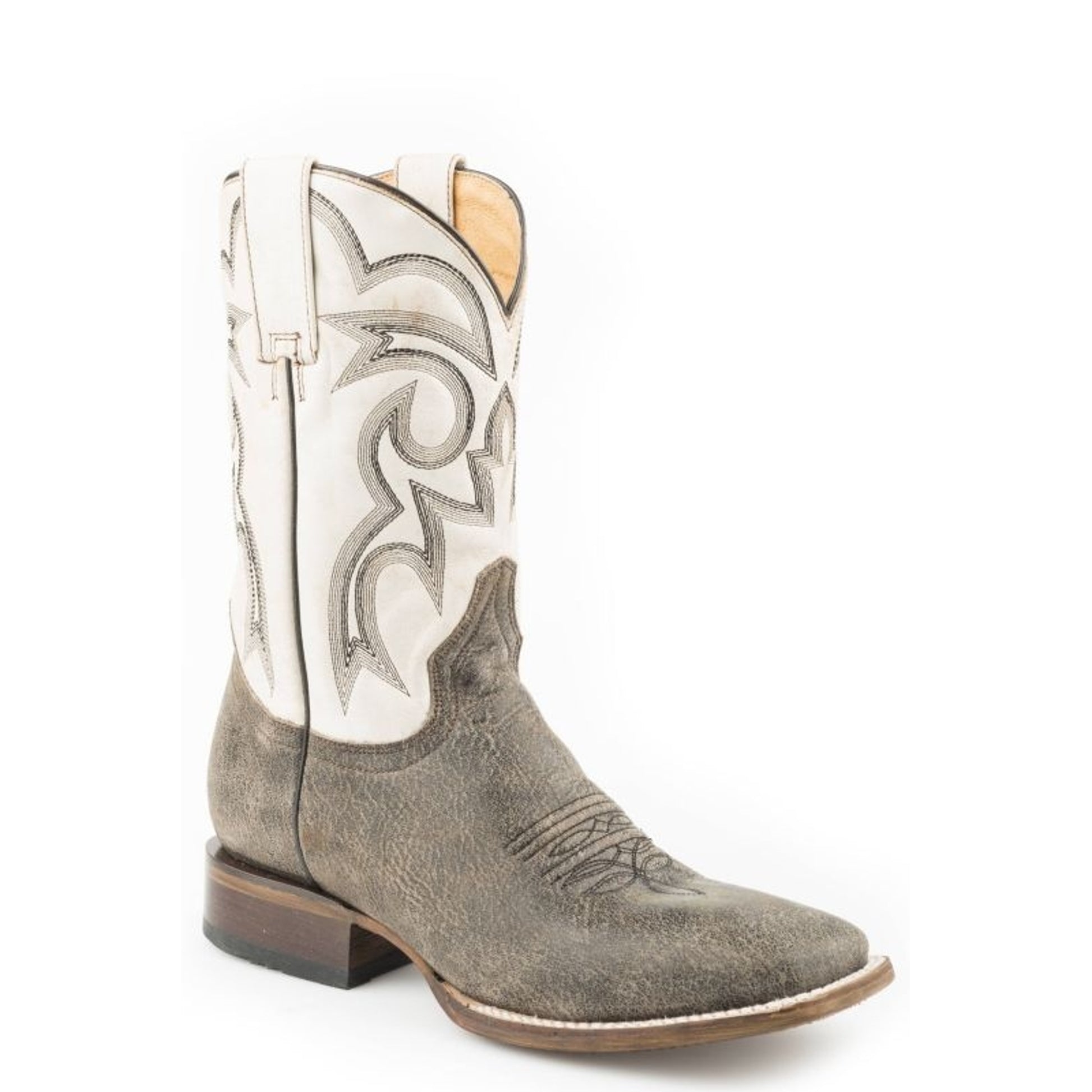 Roper Mens Parker Round Toe Boots 10 D Marbled Bla